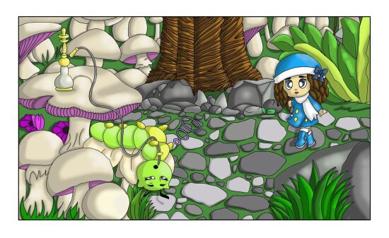 illustration Alice au pays des merveilles