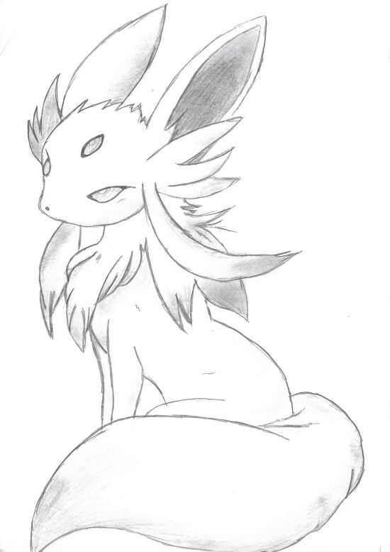 Renard blanc féerique